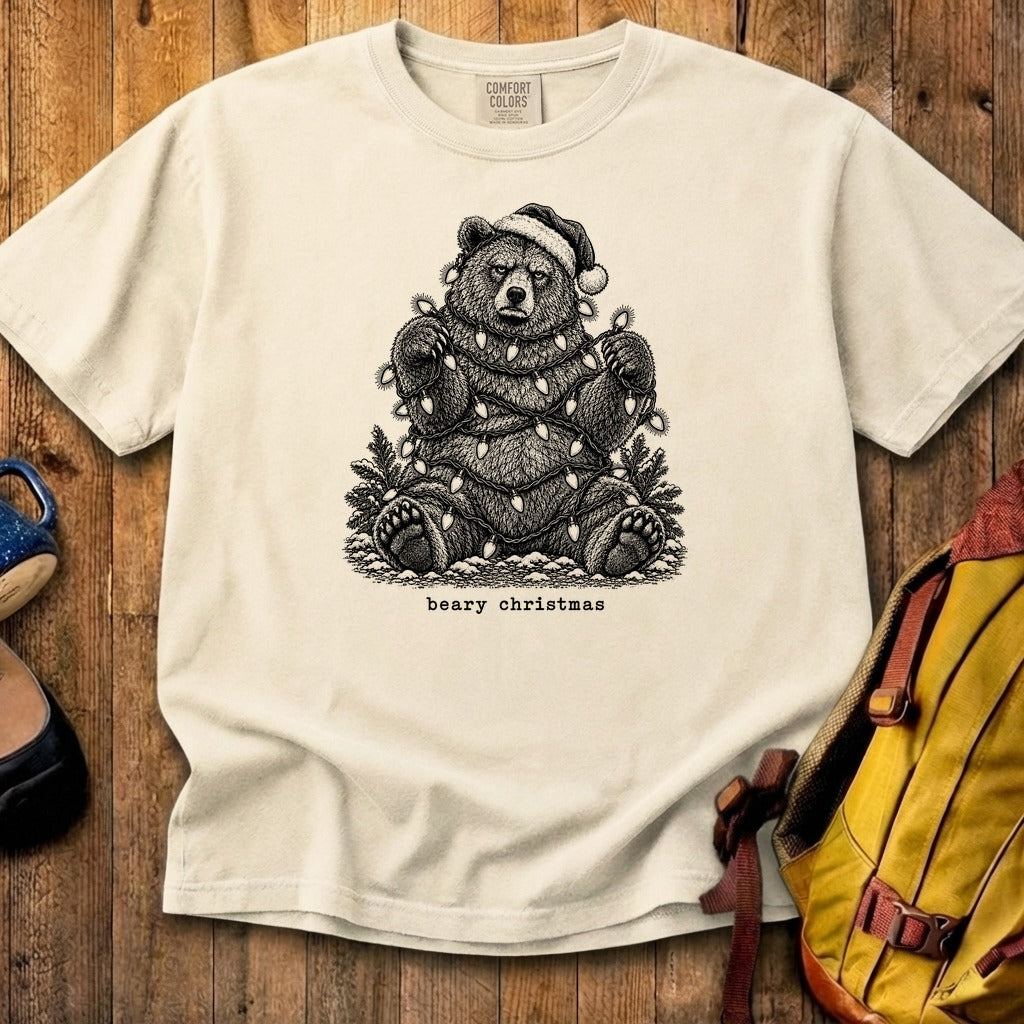 Beary Christmas Cotton T-Shirt