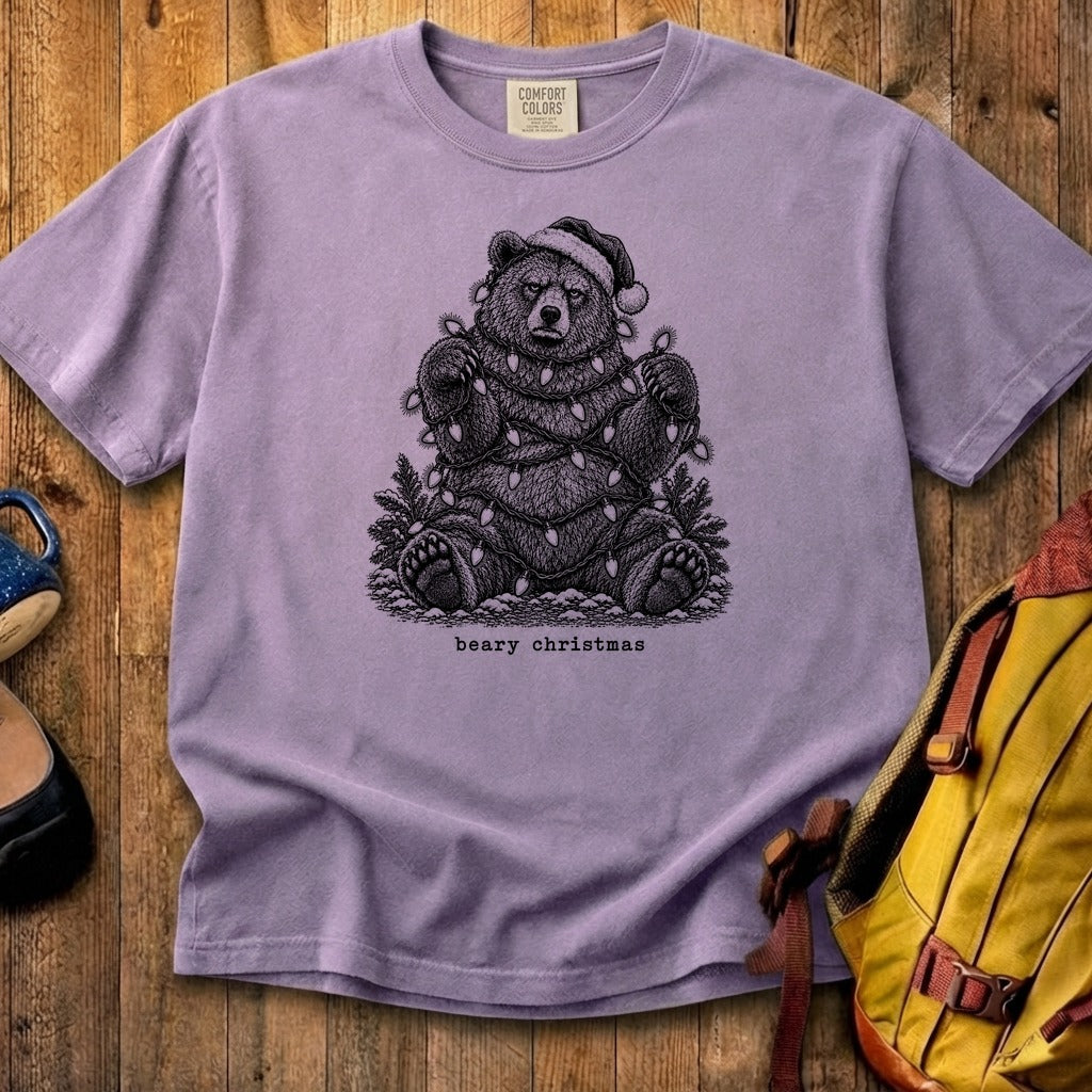 Beary Christmas Cotton T-Shirt