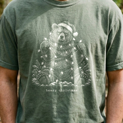 Beary Christmas Cotton T-Shirt