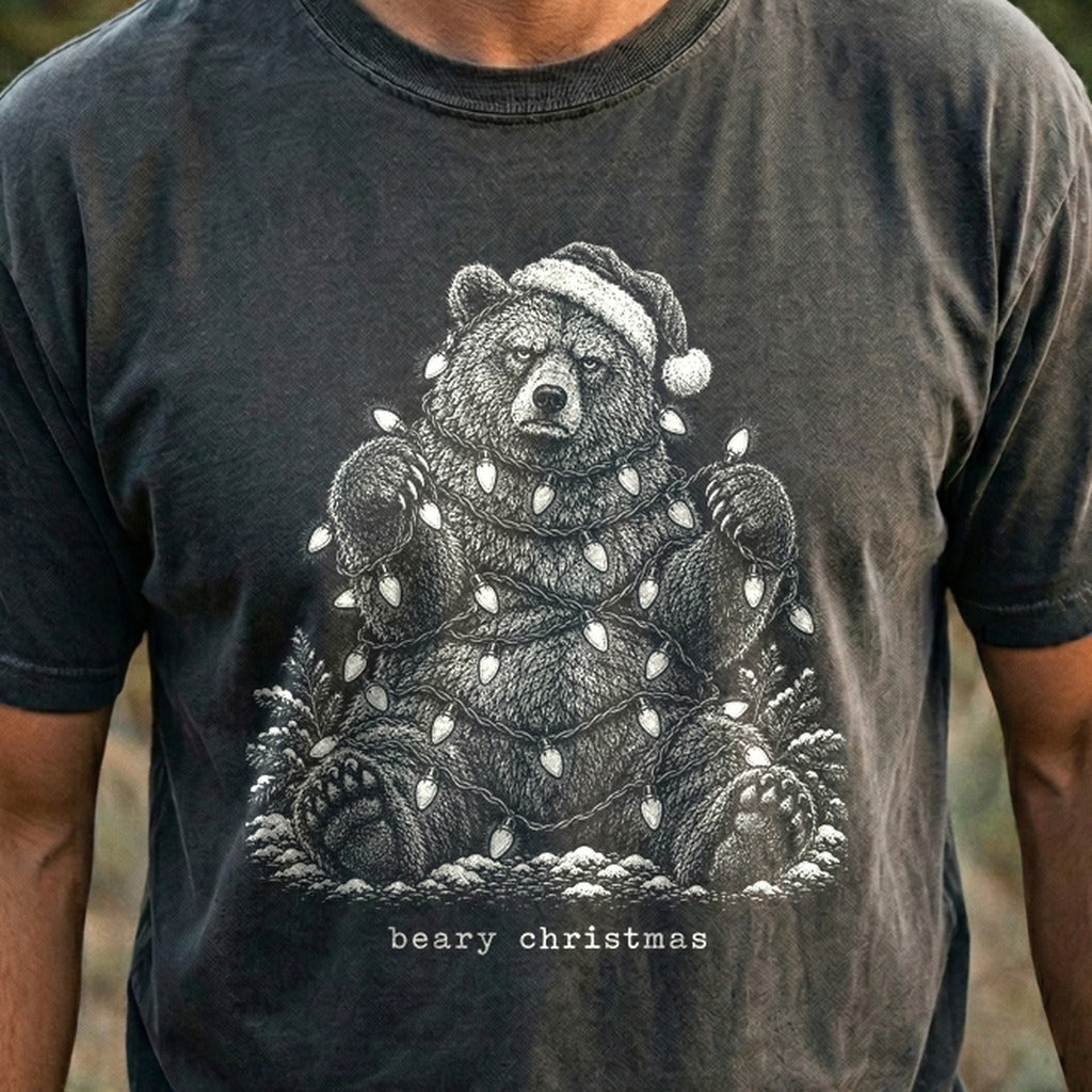 Beary Christmas Cotton T-Shirt