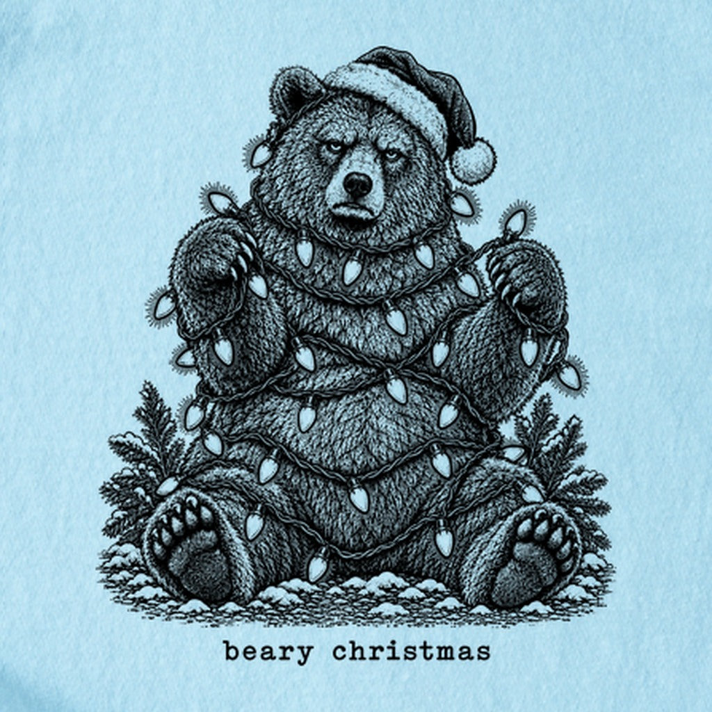 Beary Christmas Kids Cotton T-Shirt