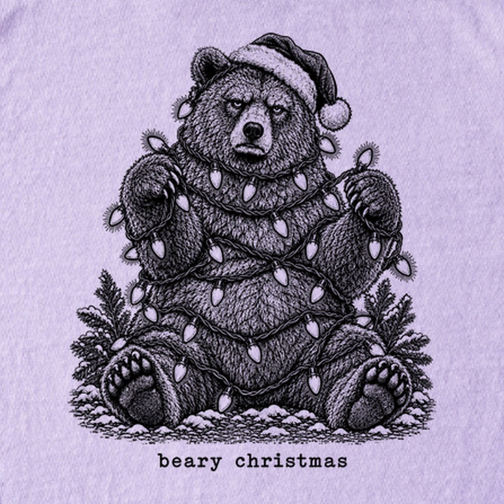 Beary Christmas Kids Cotton T-Shirt