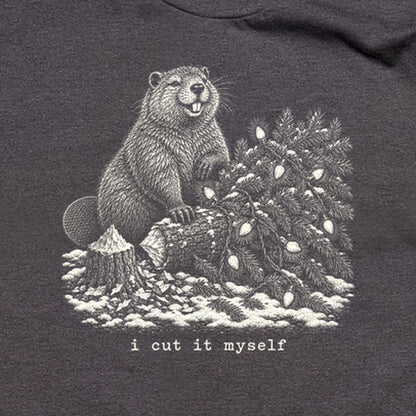 I Cut It Myself Beaver T-Shirt