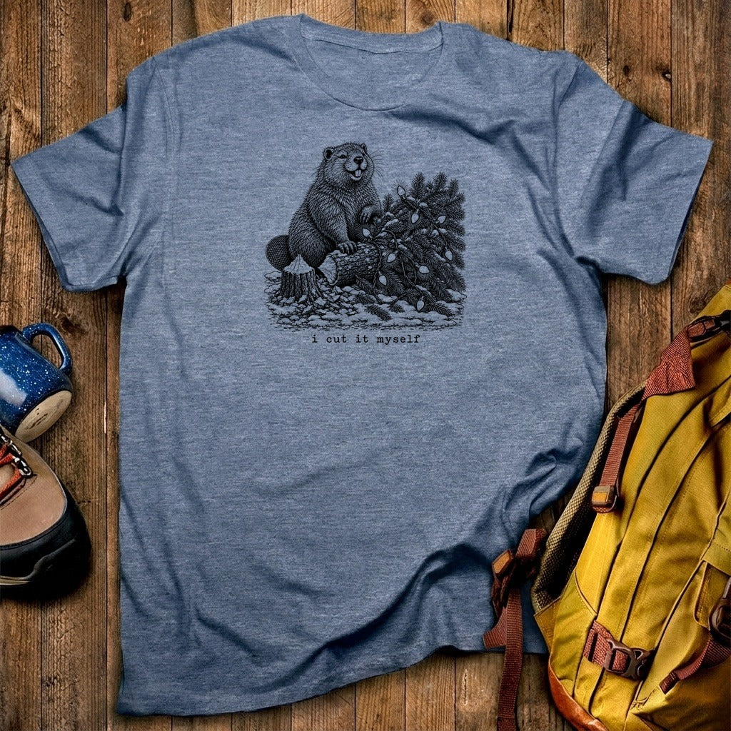 I Cut It Myself Beaver T-Shirt