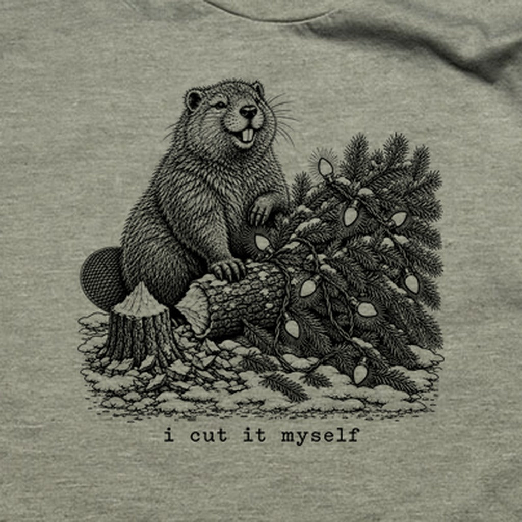 I Cut It Myself Beaver T-Shirt