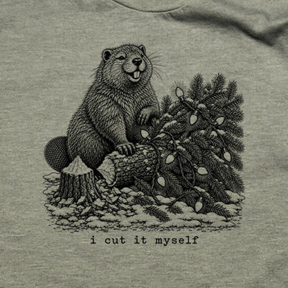 I Cut It Myself Beaver T-Shirt