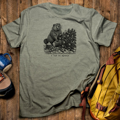 I Cut It Myself Beaver T-Shirt