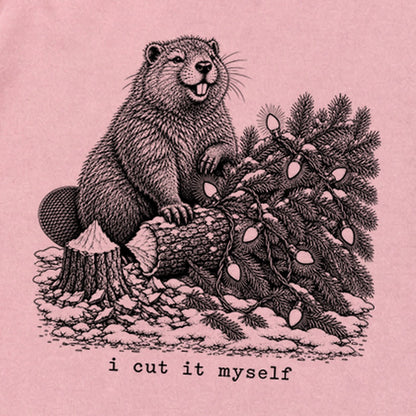I Cut It Myself Beaver Premium Long Sleeve