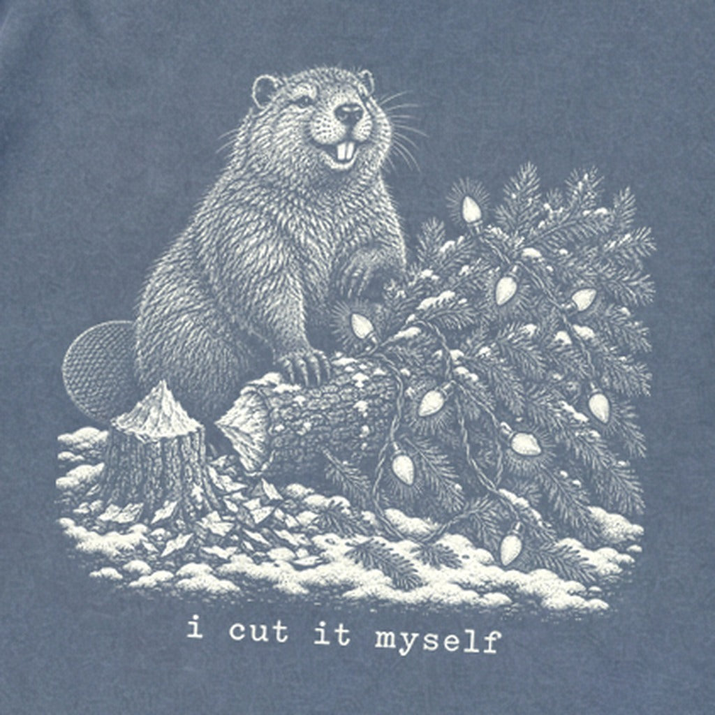 I Cut It Myself Beaver Premium Long Sleeve