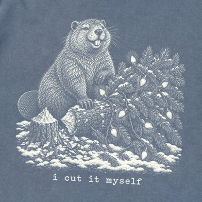 I Cut It Myself Beaver Premium Long Sleeve