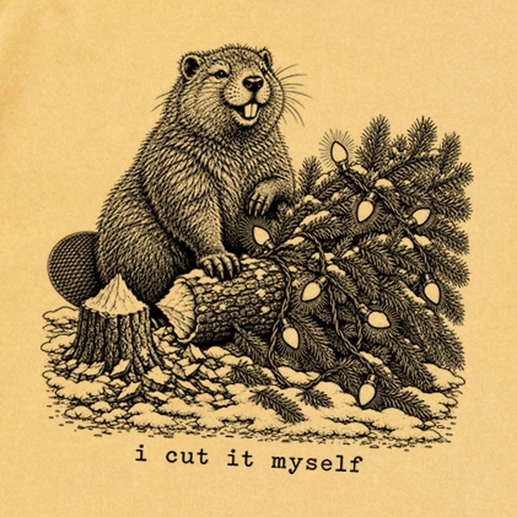 I Cut It Myself Beaver Premium Long Sleeve