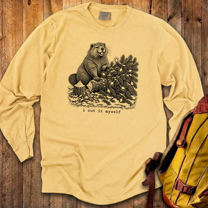 I Cut It Myself Beaver Premium Long Sleeve