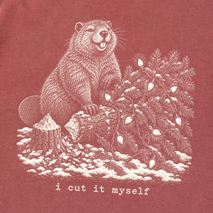 I Cut It Myself Beaver Premium Long Sleeve