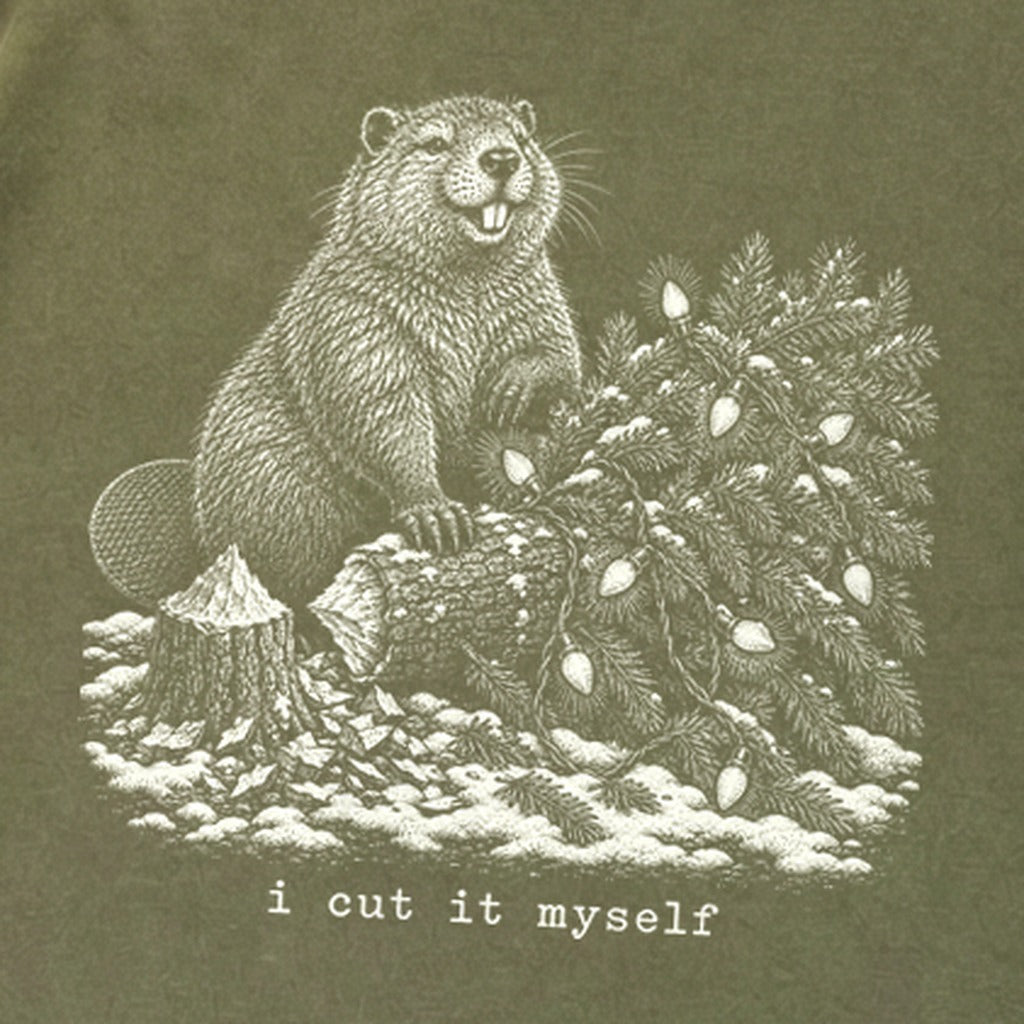 I Cut It Myself Beaver Premium Long Sleeve