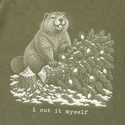I Cut It Myself Beaver Premium Long Sleeve