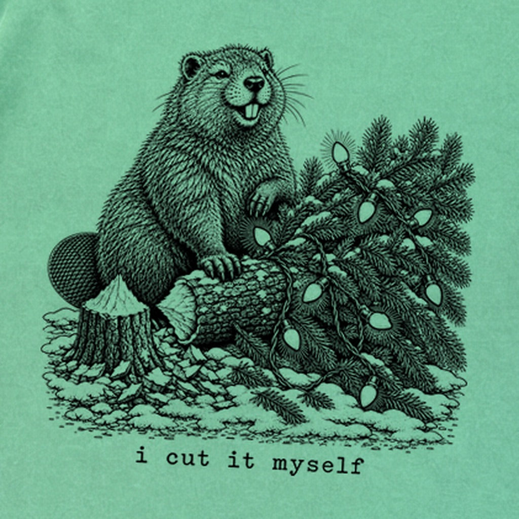I Cut It Myself Beaver Premium Long Sleeve