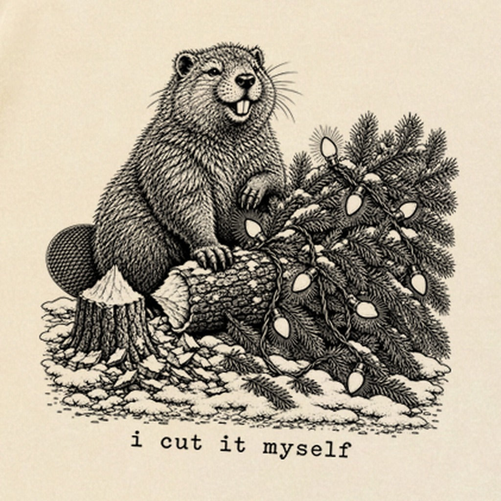 I Cut It Myself Beaver Premium Long Sleeve
