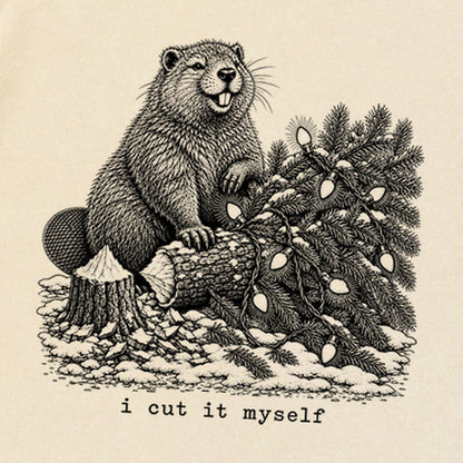 I Cut It Myself Beaver Premium Long Sleeve