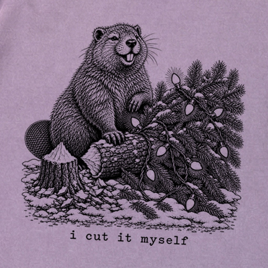 I Cut It Myself Beaver Premium Long Sleeve