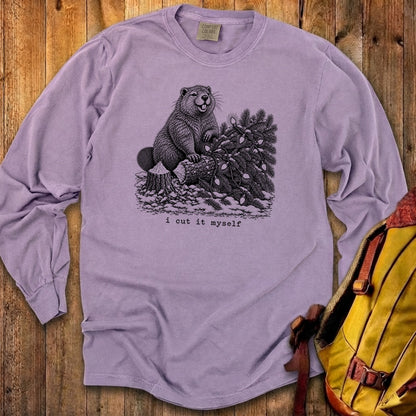 I Cut It Myself Beaver Premium Long Sleeve