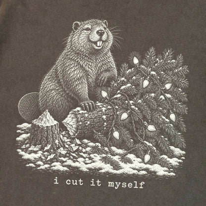I Cut It Myself Beaver Premium Long Sleeve