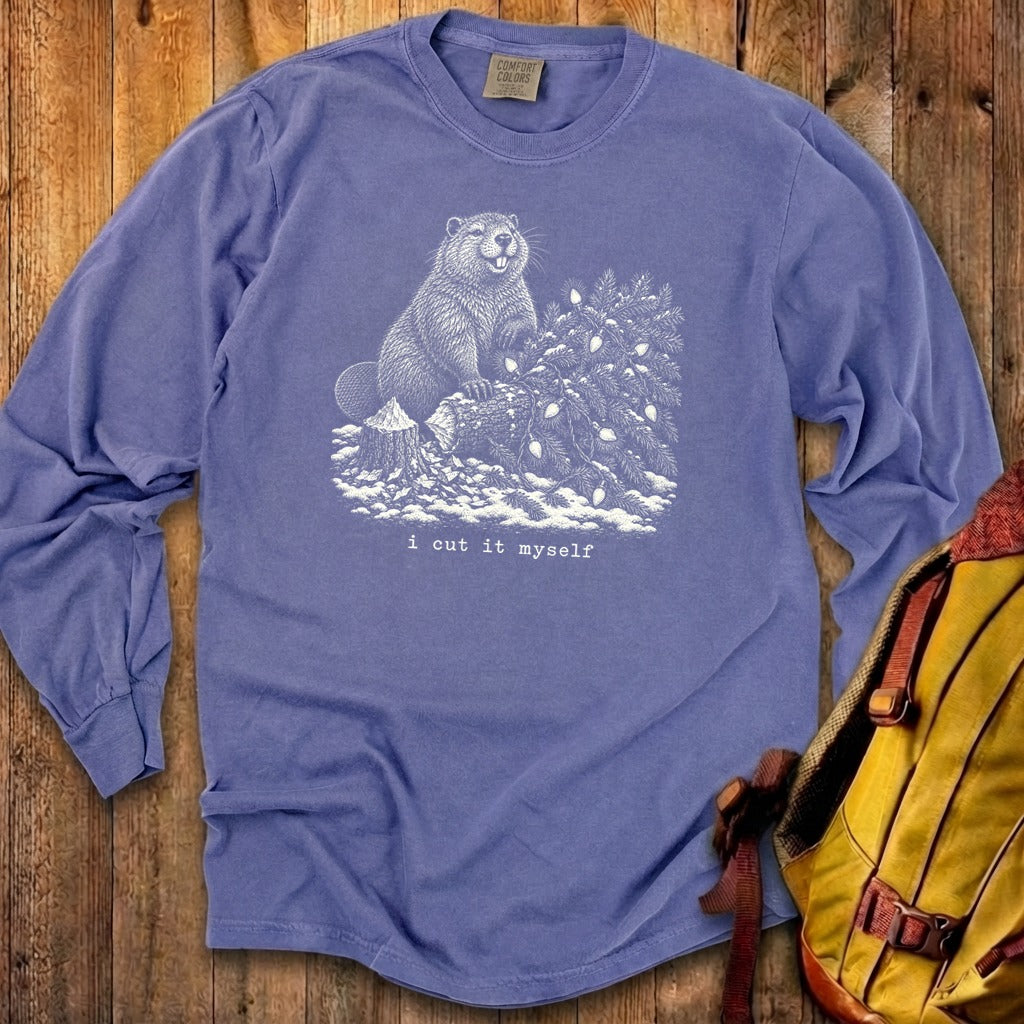 I Cut It Myself Beaver Premium Long Sleeve