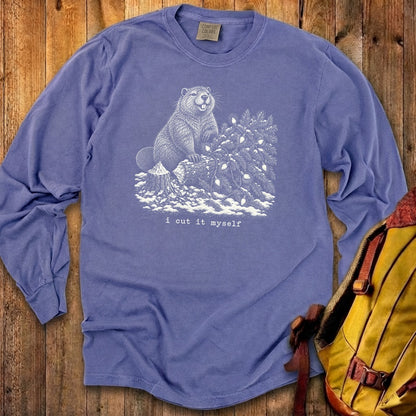 I Cut It Myself Beaver Premium Long Sleeve