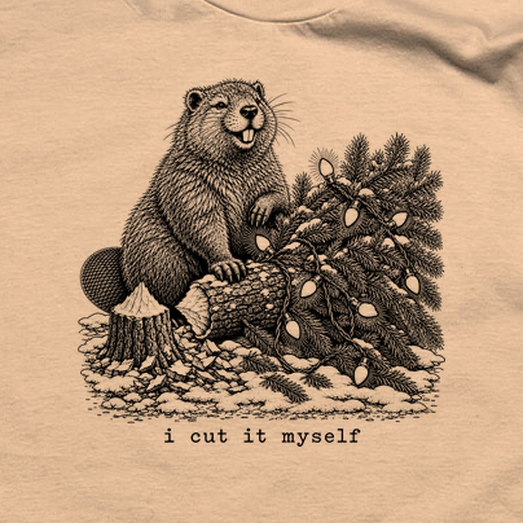 I Cut It Myself Beaver T-Shirt