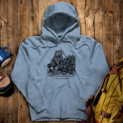 I Cut It Myself Beaver Hoodie