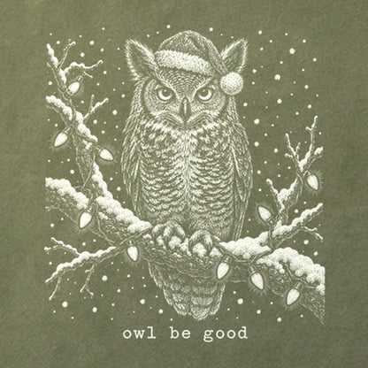Owl Be Good Cotton T-Shirt