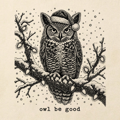 Owl Be Good Cotton T-Shirt