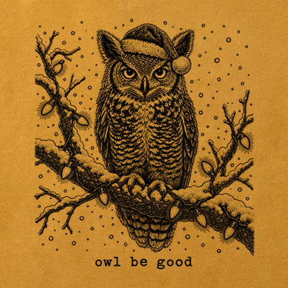 Owl Be Good Cotton T-Shirt