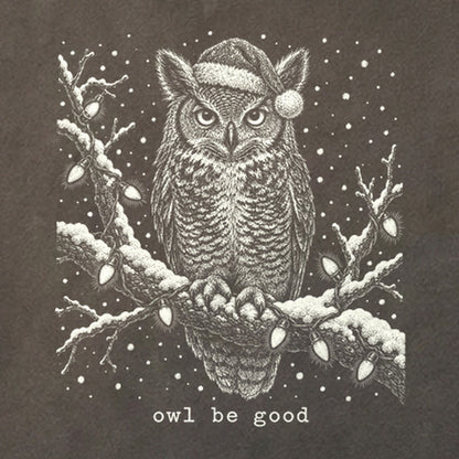 Owl Be Good Cotton T-Shirt
