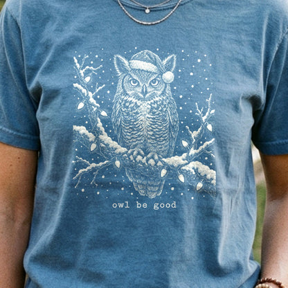 Owl Be Good Cotton T-Shirt