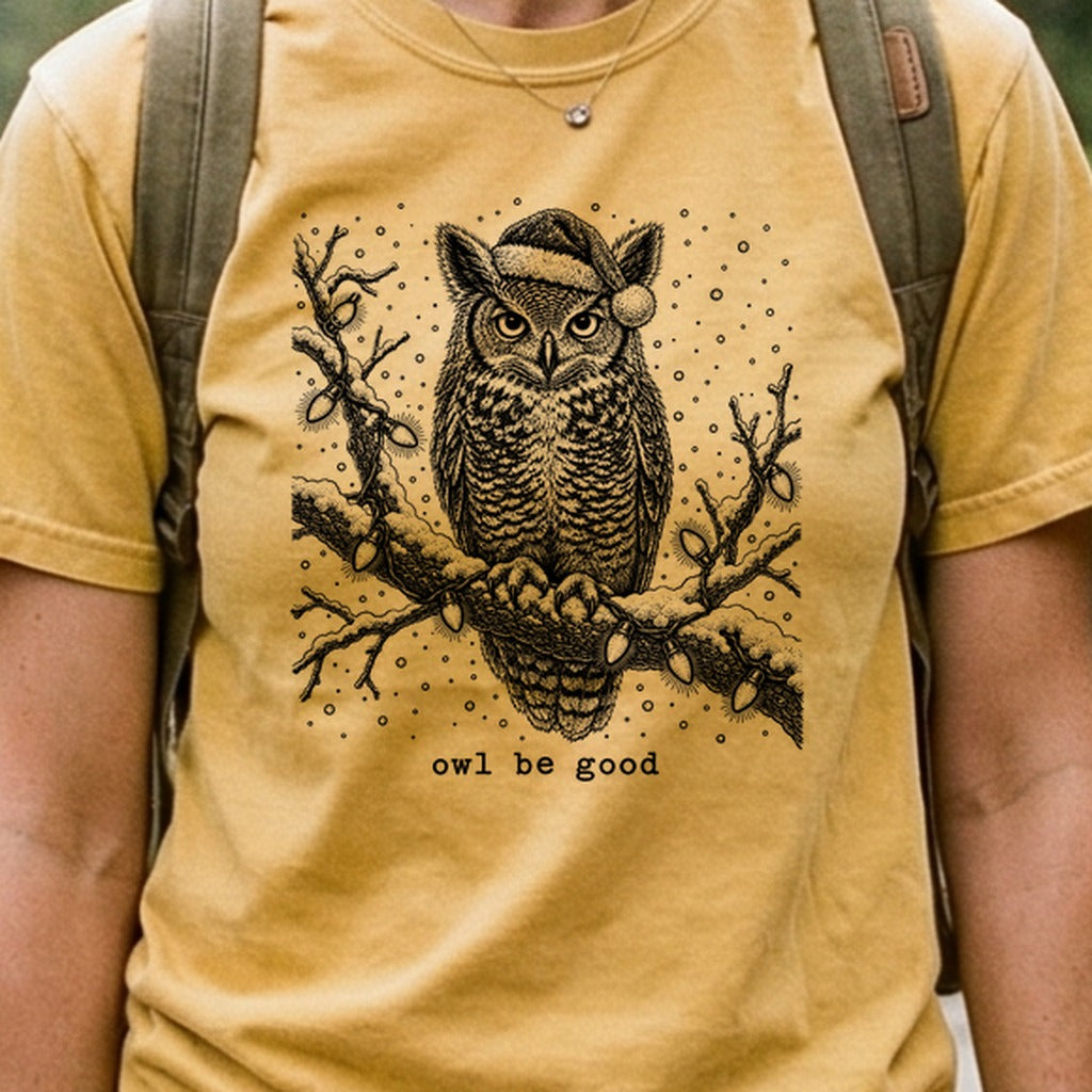 Owl Be Good Cotton T-Shirt