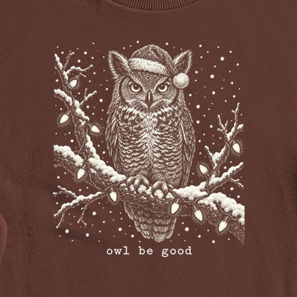 Owl Be Good Crewneck Sweatshirt