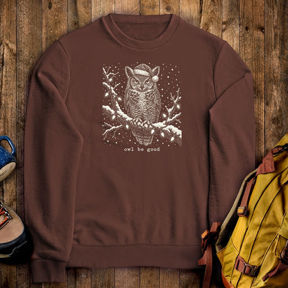 Owl Be Good Crewneck Sweatshirt