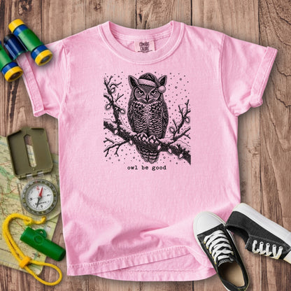 Owl Be Good Kids Cotton T-Shirt