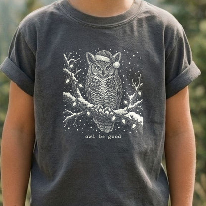 Owl Be Good Kids Cotton T-Shirt