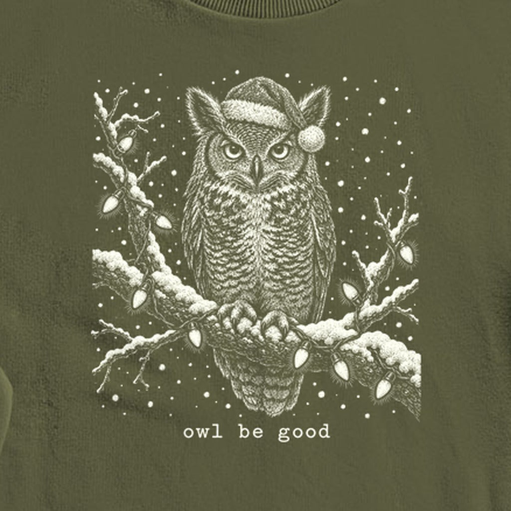 Owl Be Good Crewneck Sweatshirt