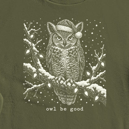 Owl Be Good Crewneck Sweatshirt