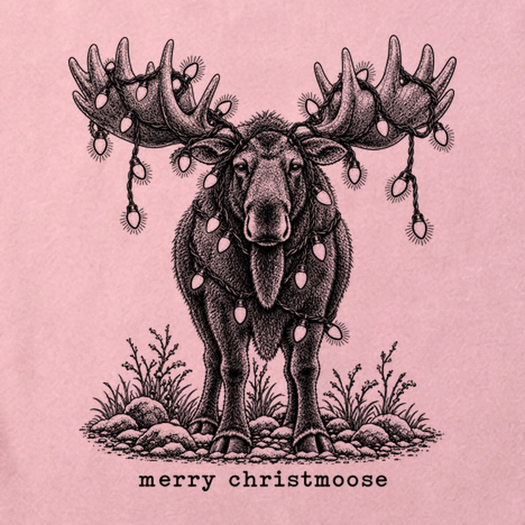 Merry ChristMoose Cotton T-Shirt