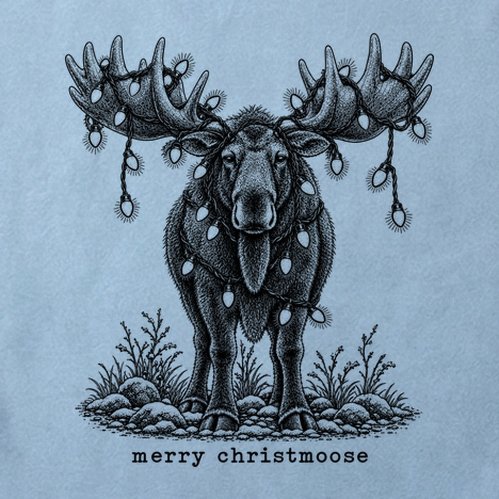 Merry ChristMoose Cotton T-Shirt