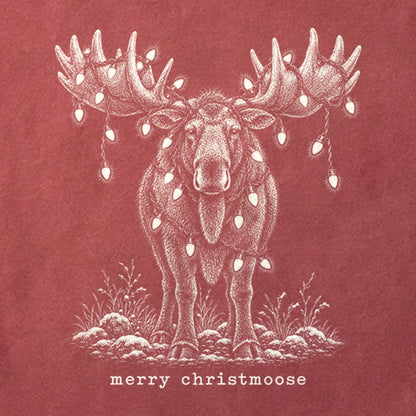 Merry ChristMoose Cotton T-Shirt