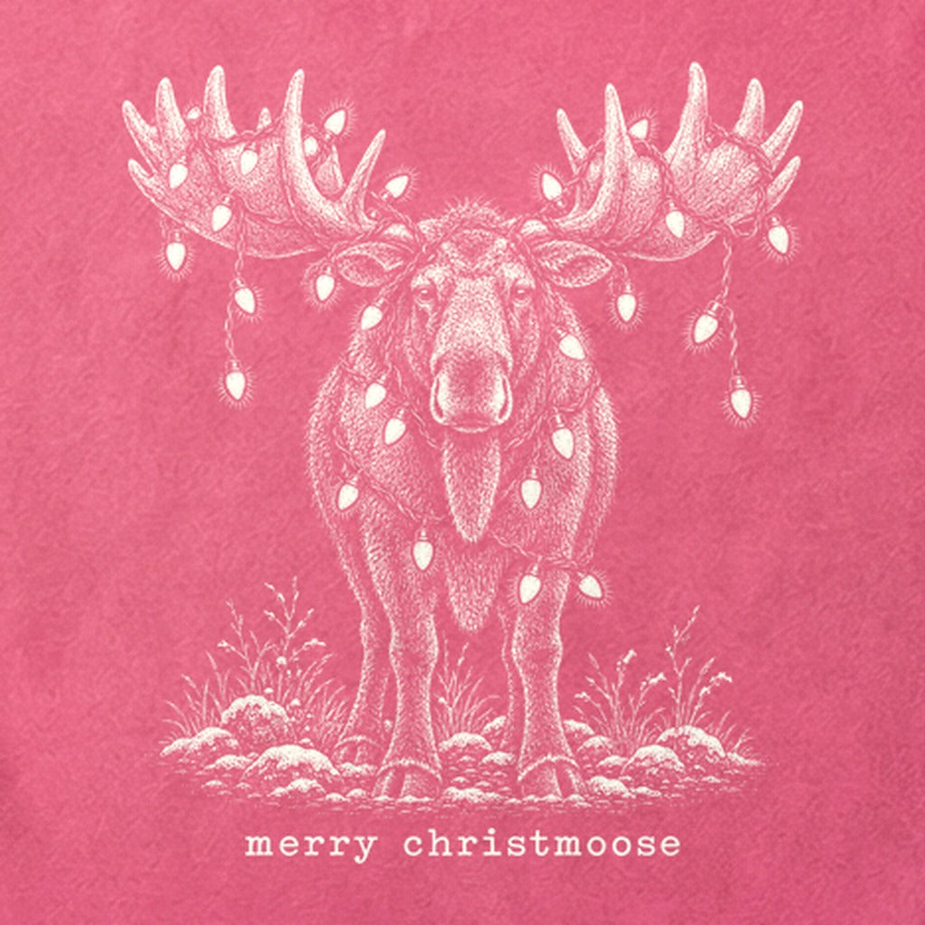 Merry ChristMoose Cotton T-Shirt