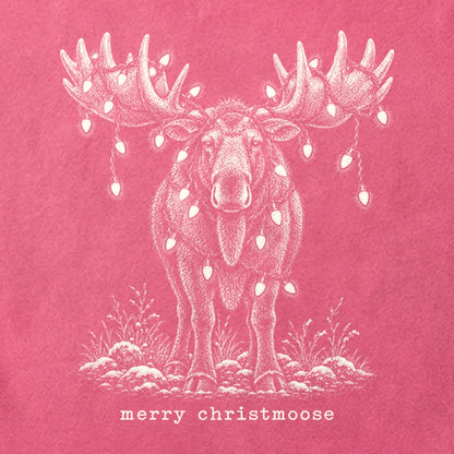 Merry ChristMoose Cotton T-Shirt