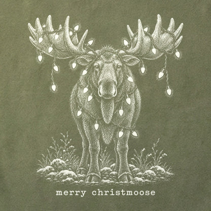 Merry ChristMoose Cotton T-Shirt