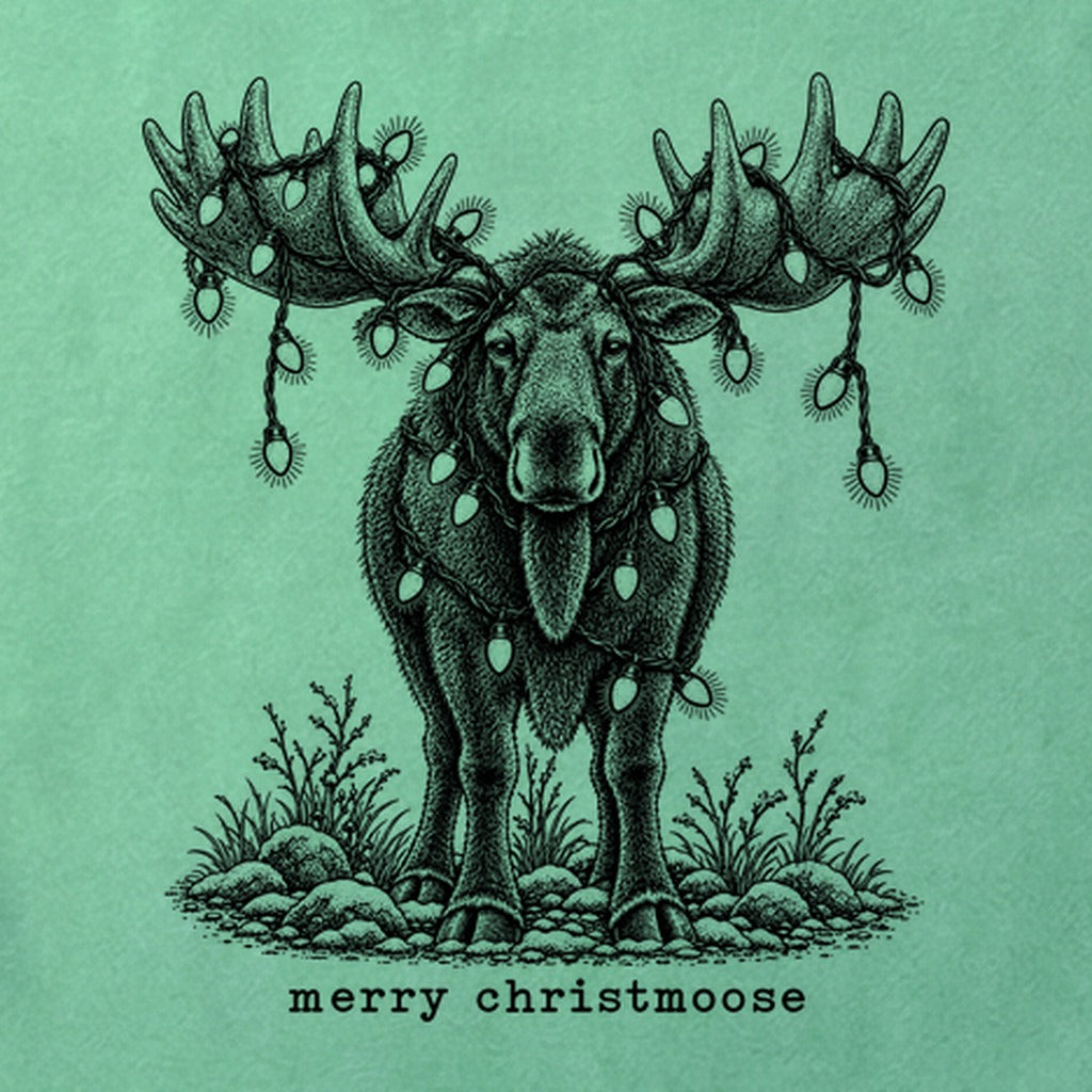 Merry ChristMoose Cotton T-Shirt