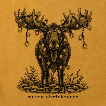 Merry ChristMoose Cotton T-Shirt