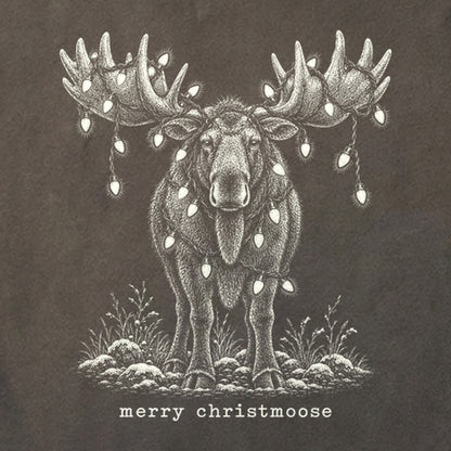 Merry ChristMoose Cotton T-Shirt